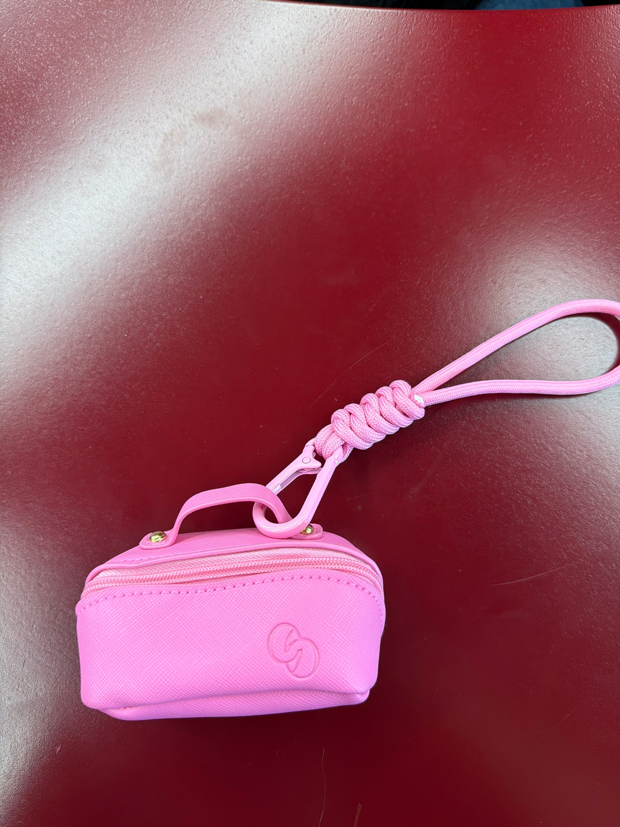 flamingo mini bag charm