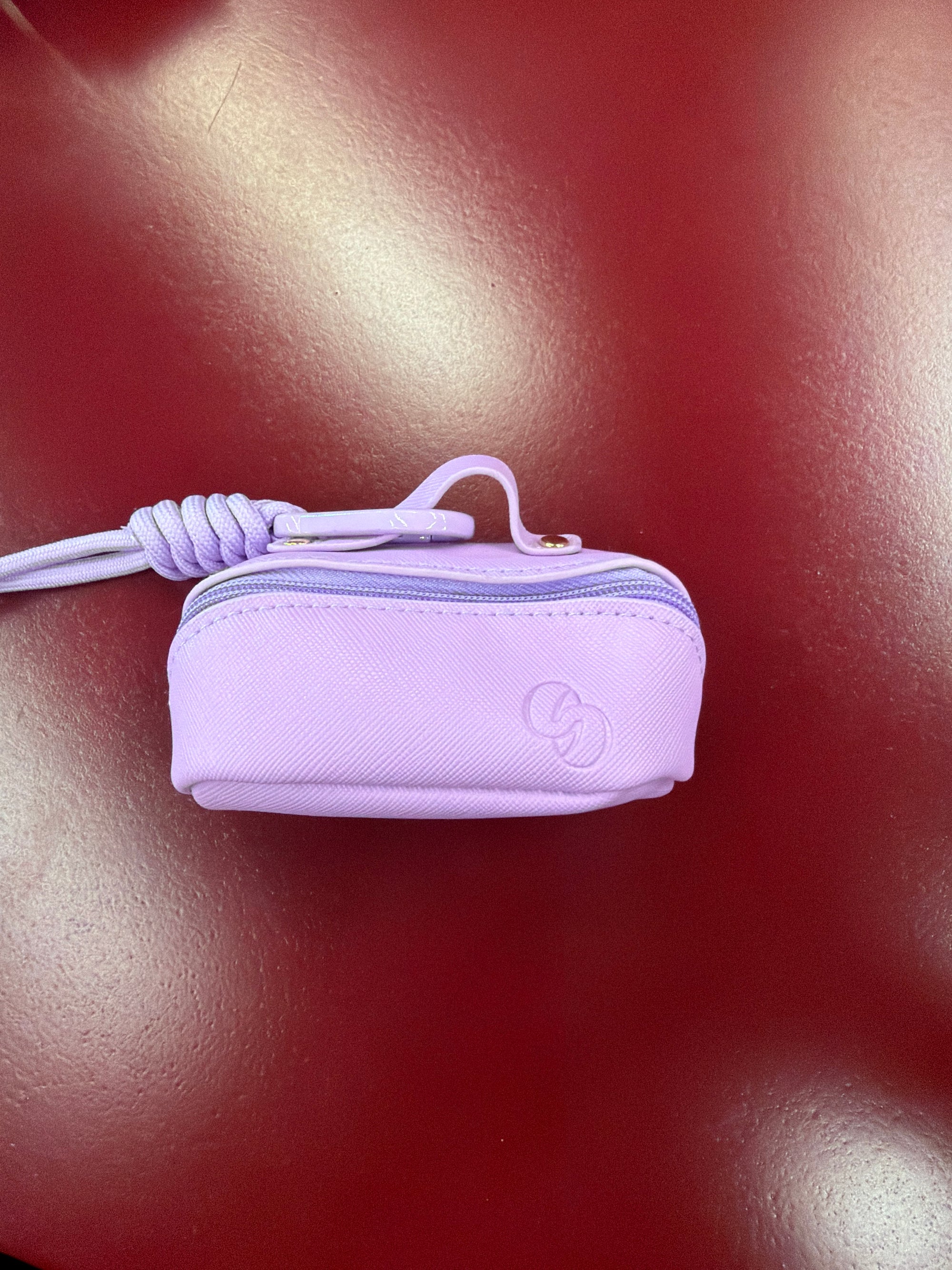 lavender mini bag charm