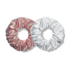 bubblegum&snowy | dream silk scrunchies