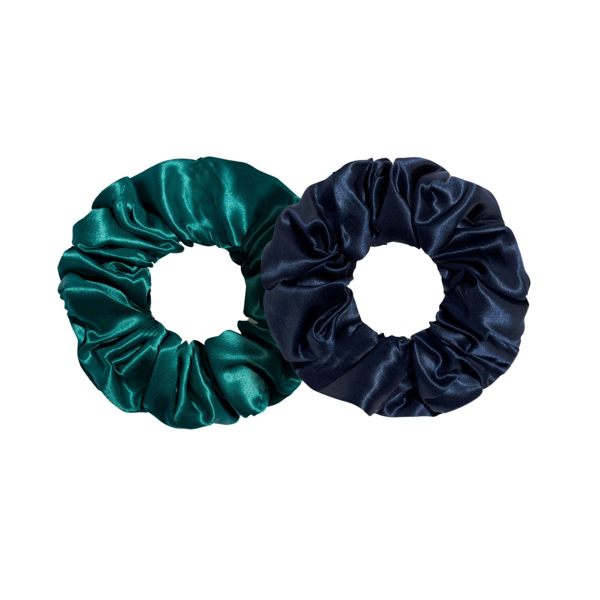 viridian&skyfall| dream silk scrunchies