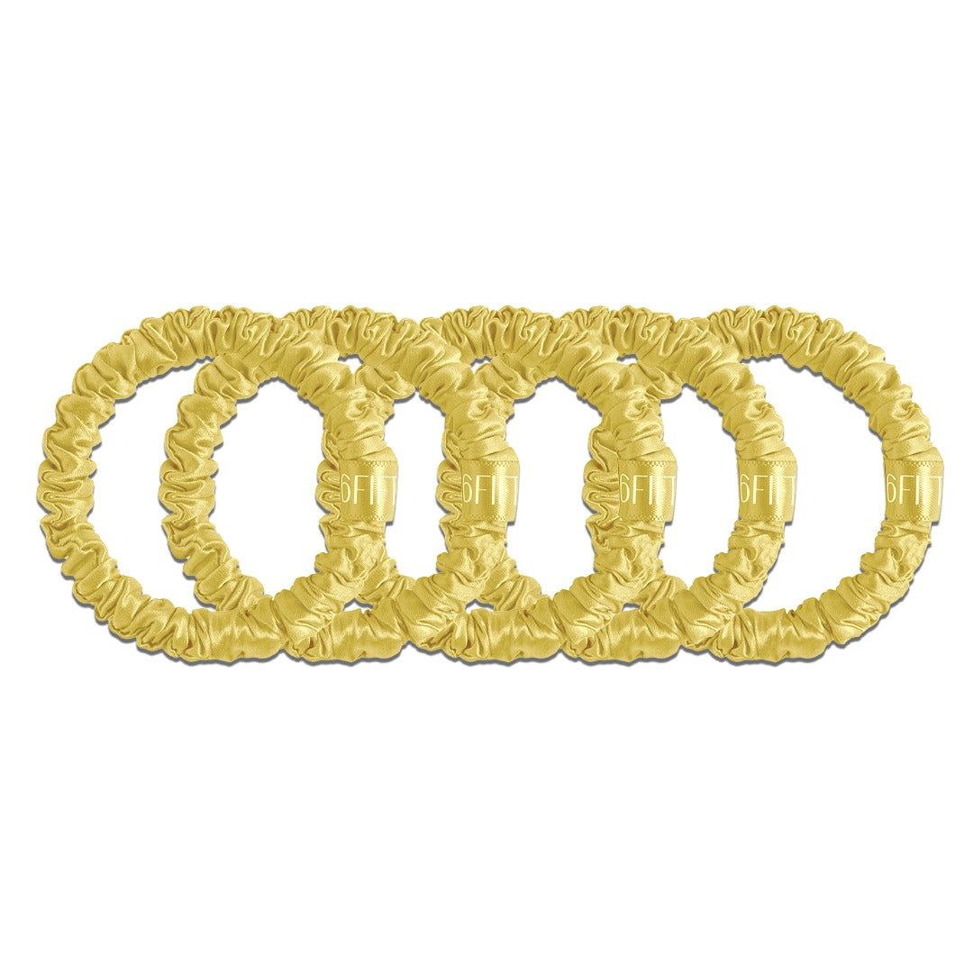 butter | slim silk scrunchies
