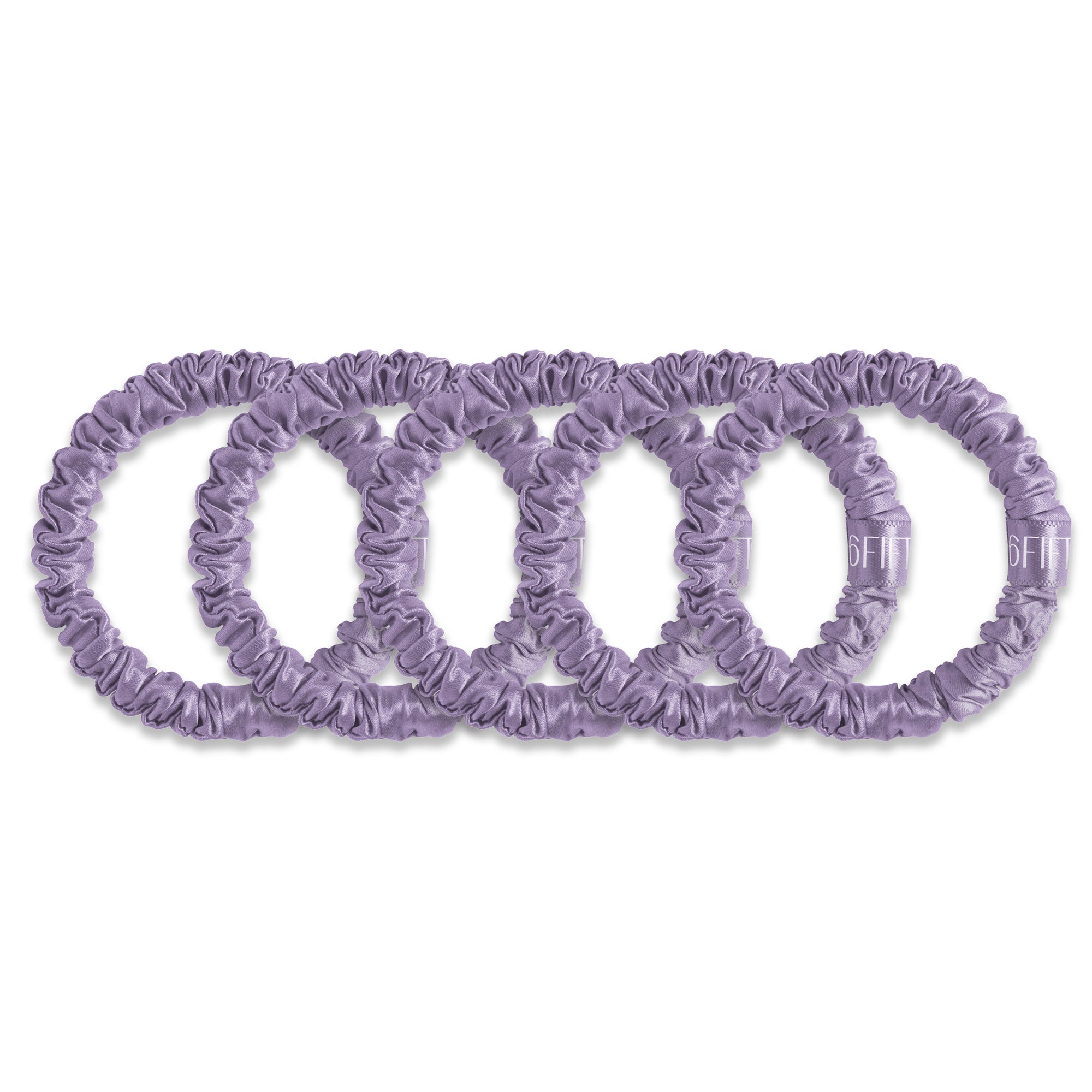 wisteria | slim silk scrunchies
