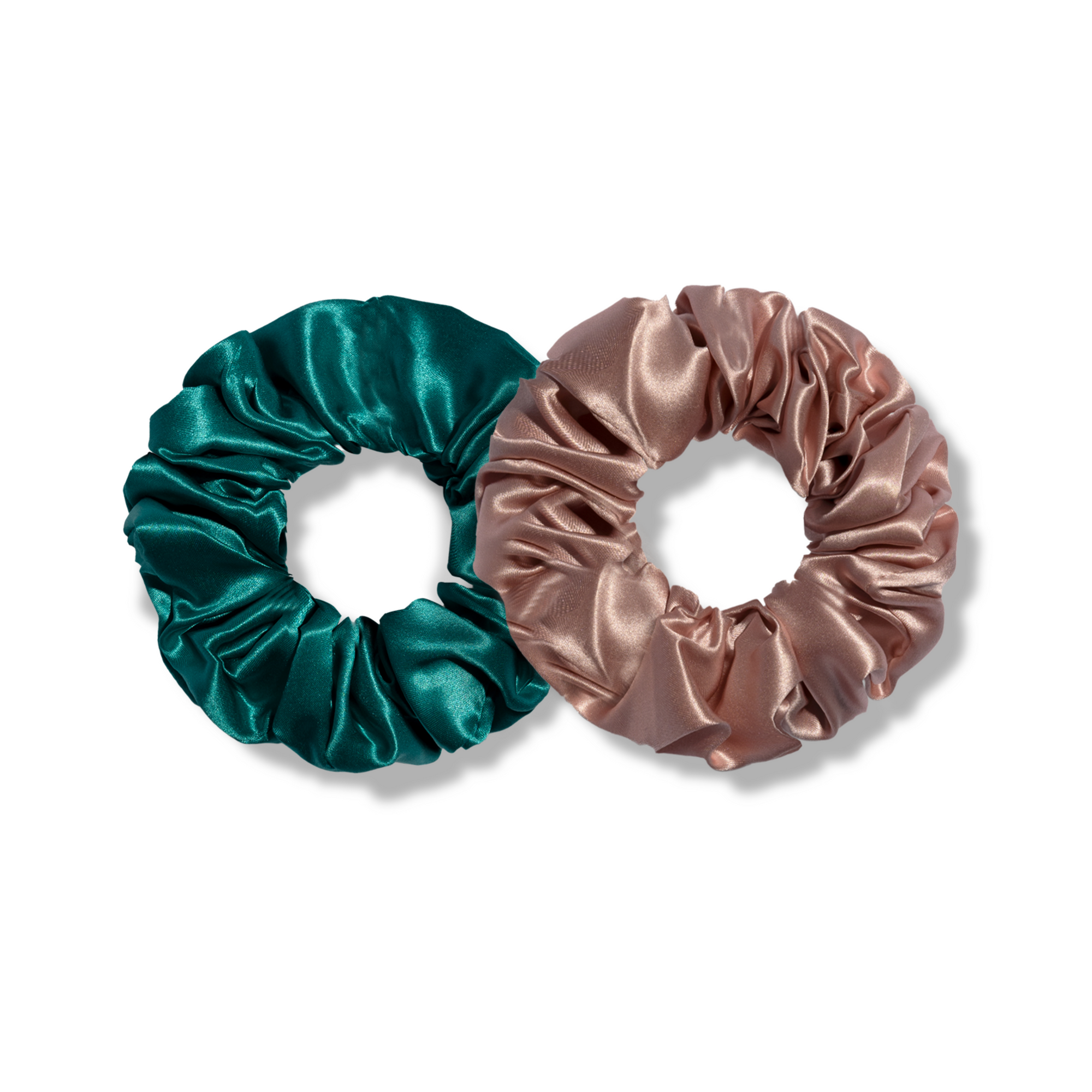 viridian&rosaline| dream silk scrunchies