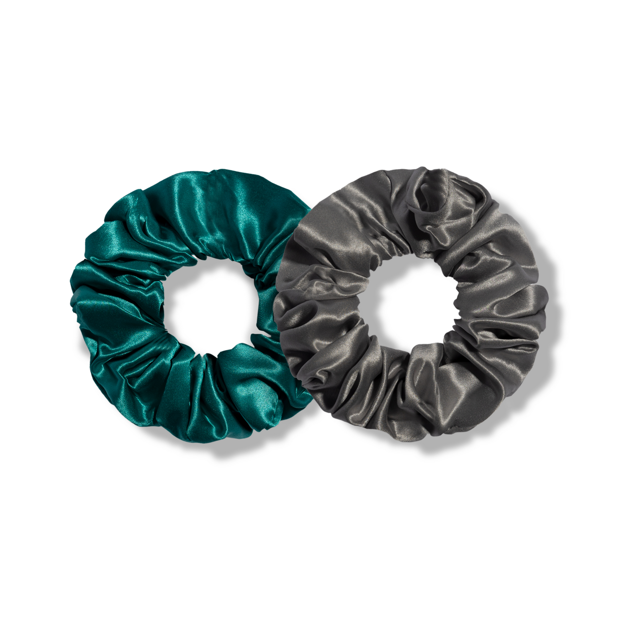 viridian&graphite | dream silk scrunchies