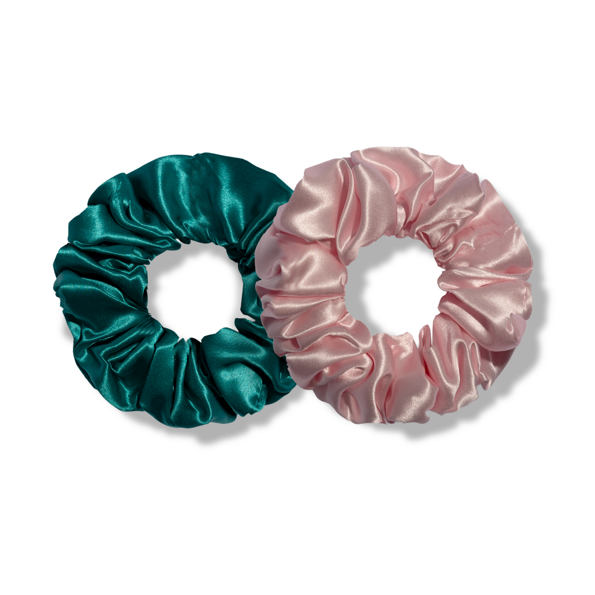 viridian&bubblegum | dream silk scrunchies