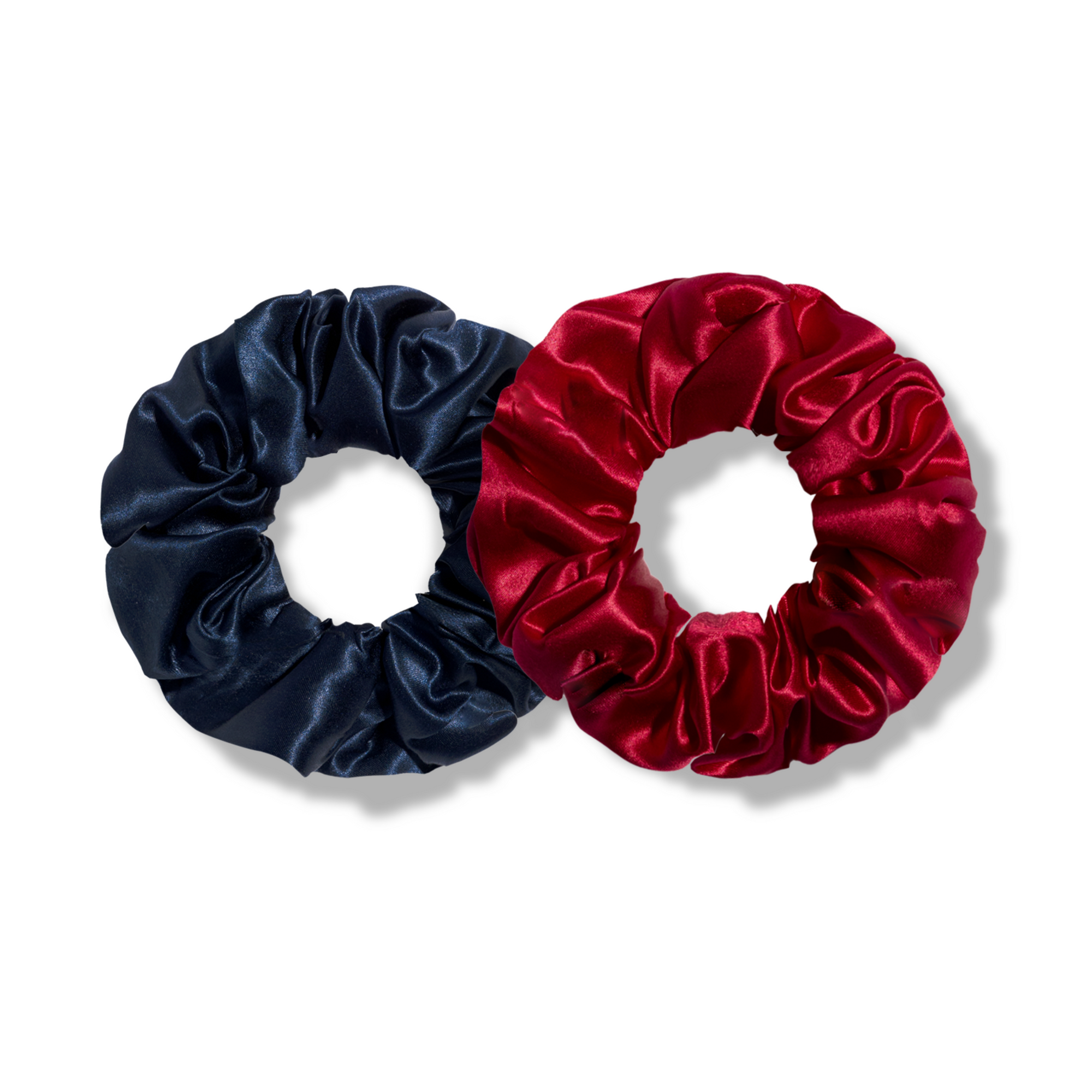 skyfall&raspberry| dream silk scrunchies