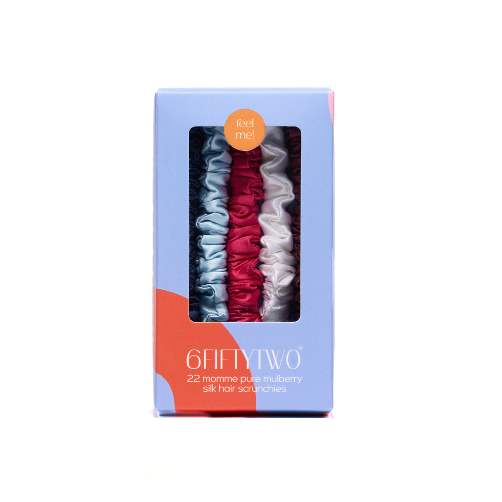 Slim Silk Scrunchies | Mix & Match x5