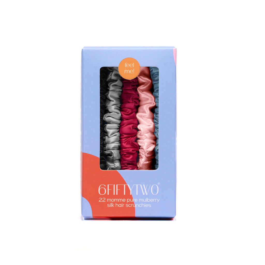 Slim Silk Scrunchies | Mix & Match x5