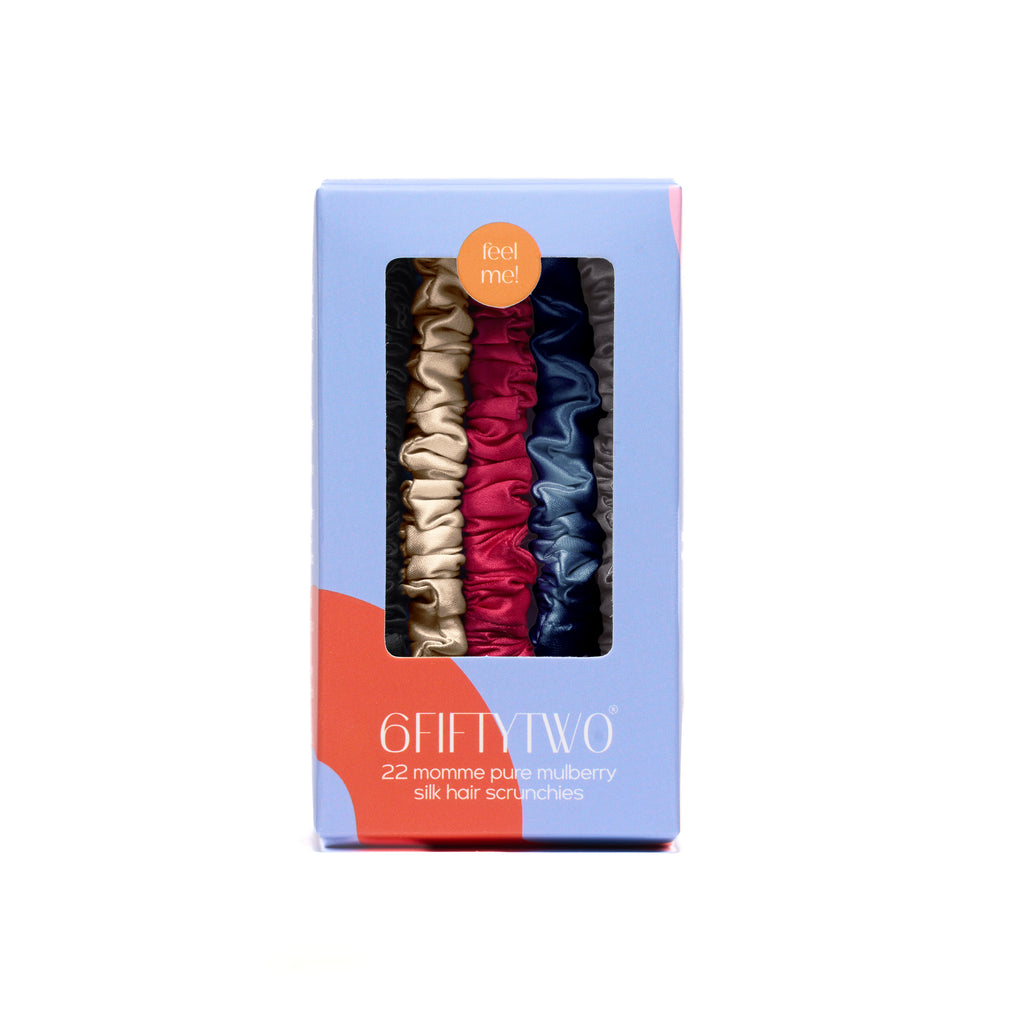 Slim Silk Scrunchies | Mix & Match x5