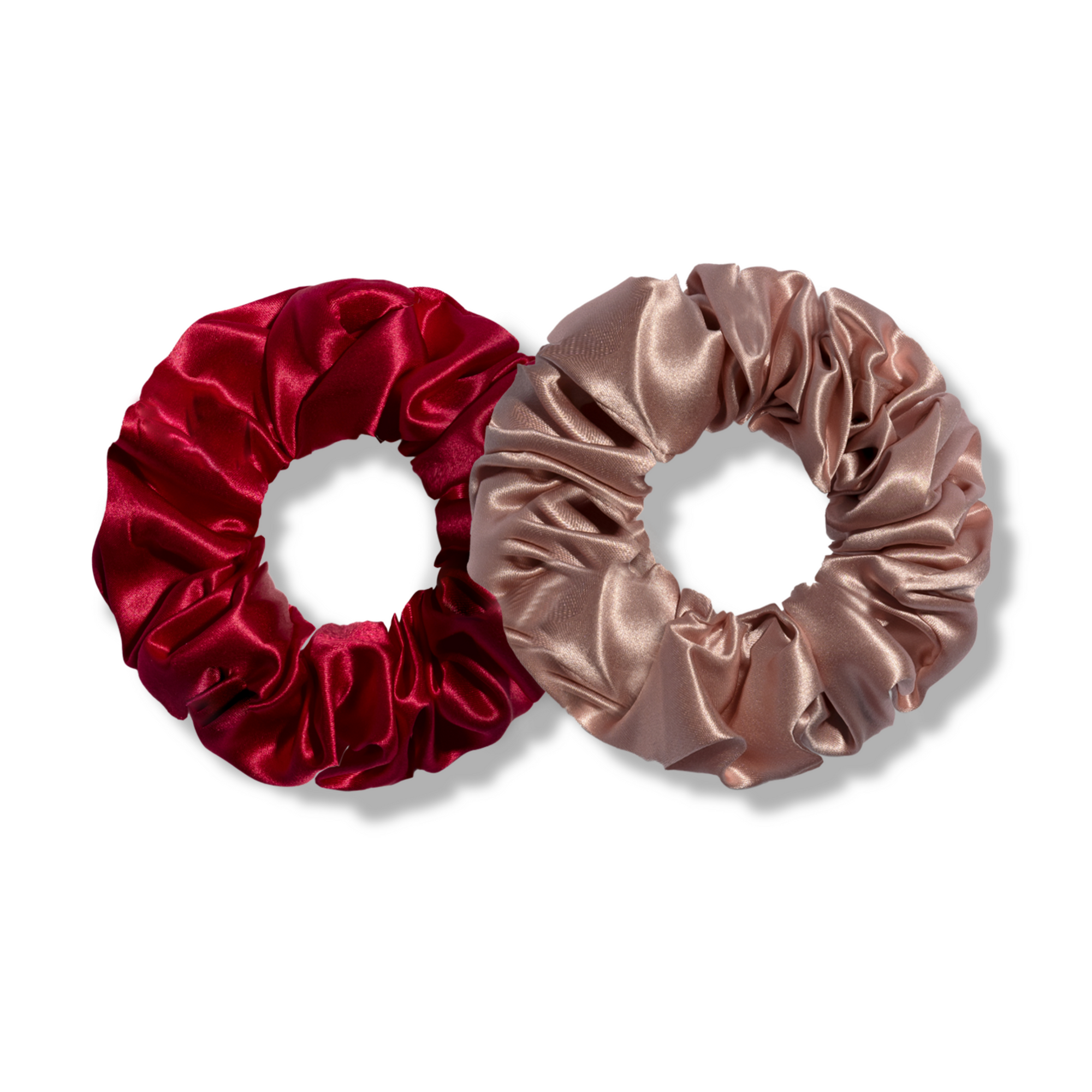 raspberry&rosaline| dream silk scrunchies