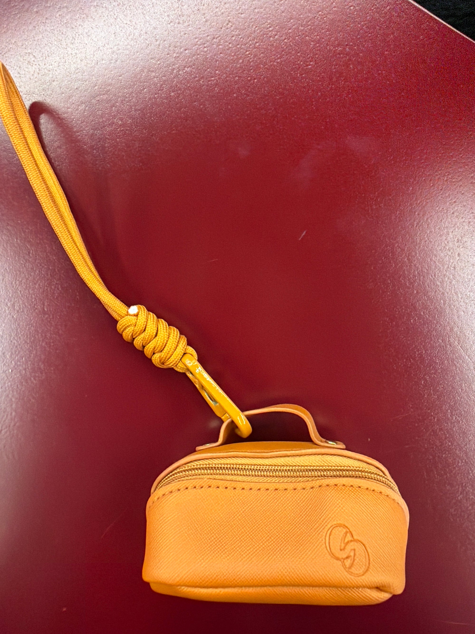 terracotta mini bag charm