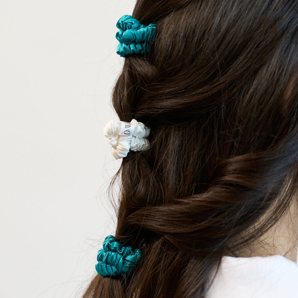 Slim Silk Scrunchies | Mix & Match x5