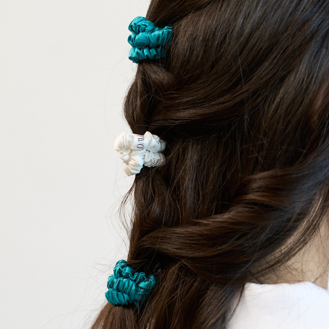 Slim Silk Scrunchies | Mix & Match x5