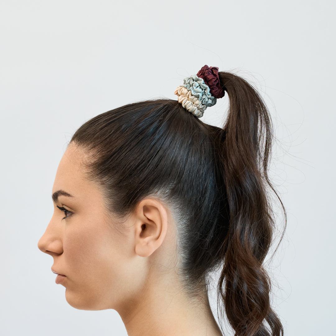 Slim Silk Scrunchies | Mix & Match x5