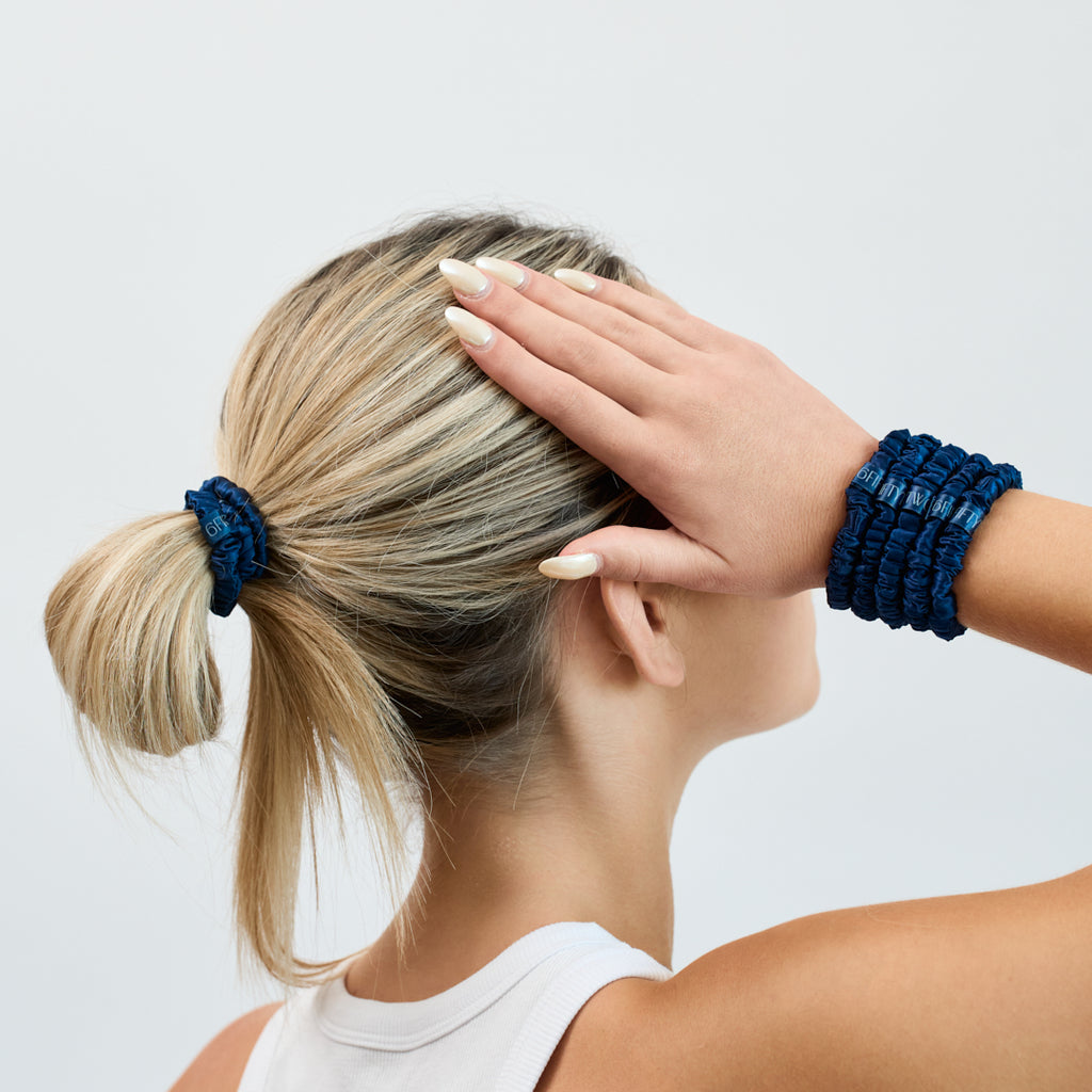 Slim Silk Scrunchies