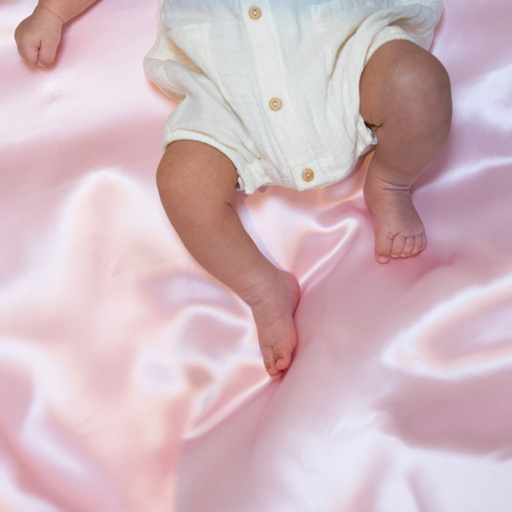 silk fitted baby cot sheets