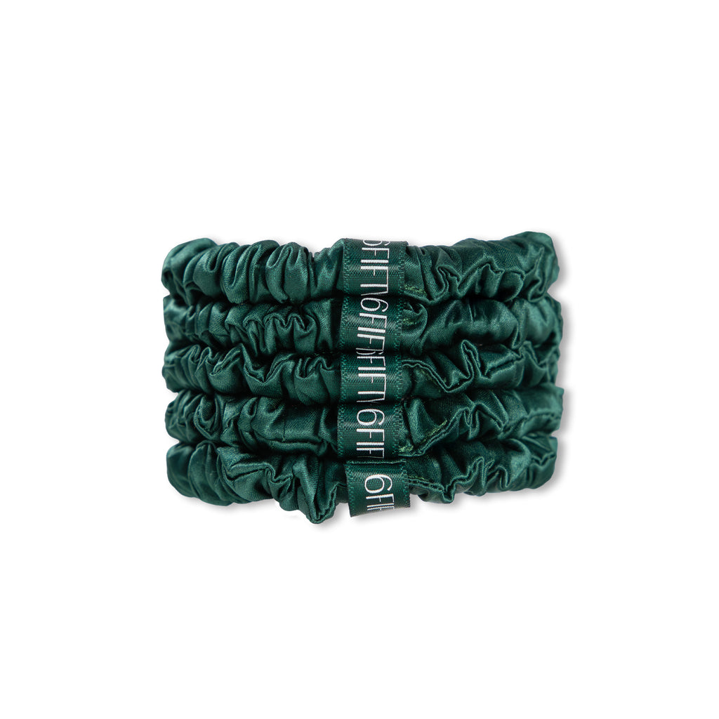 Slim Silk Scrunchies | Rainbow Collection