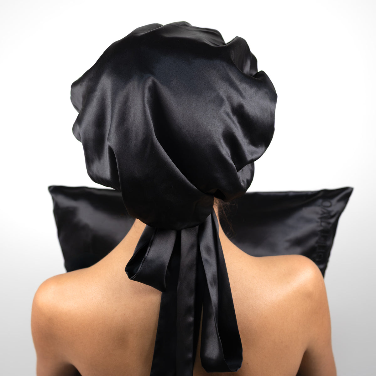 double-layer silk bonnet