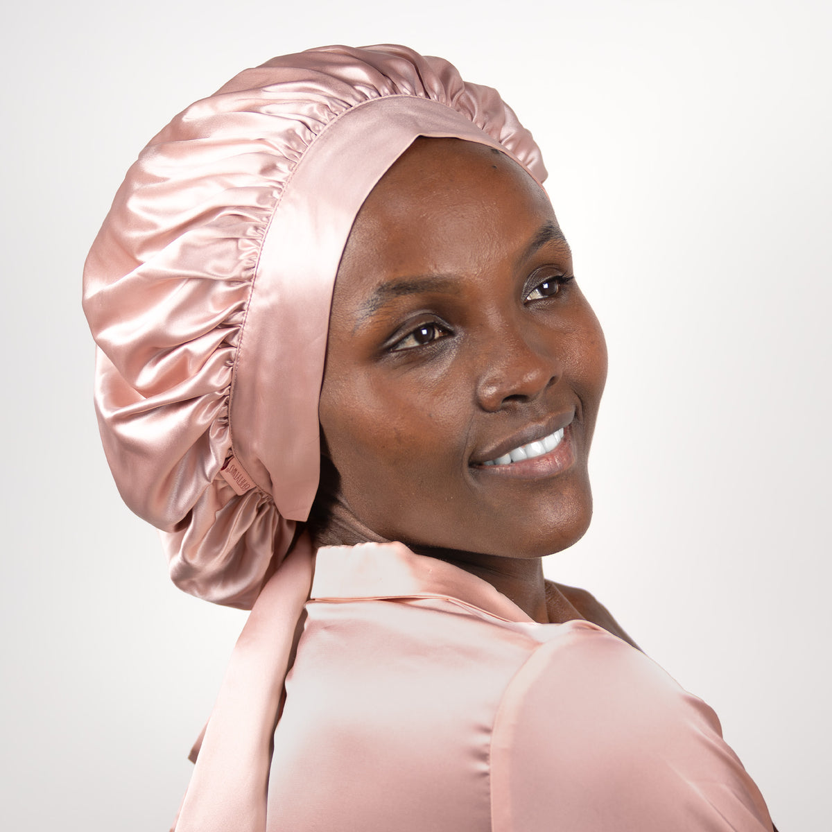 double-layer silk bonnet