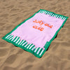 salty but cute | the statement collection beach towel