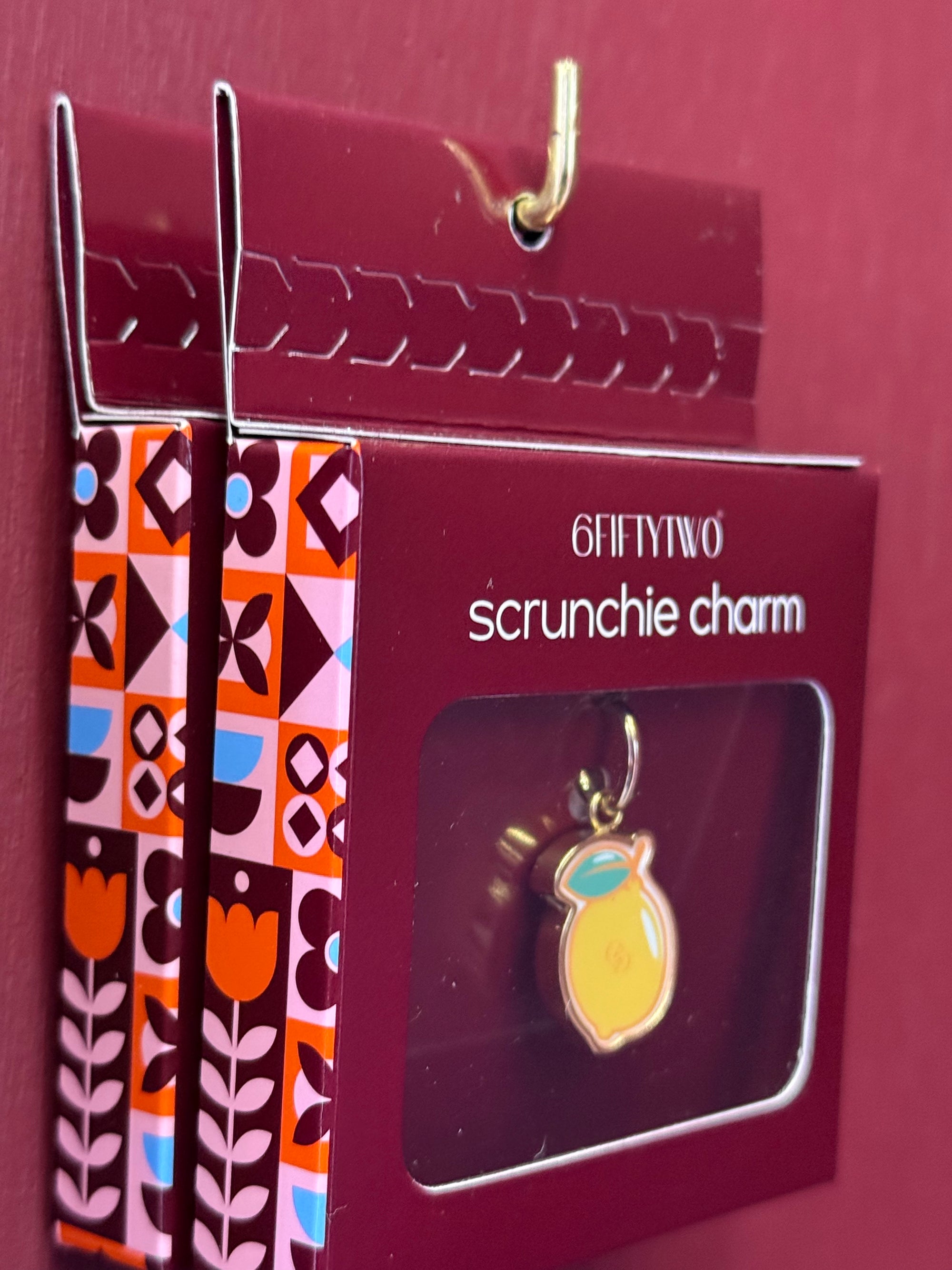 lemon | scrunchie charm