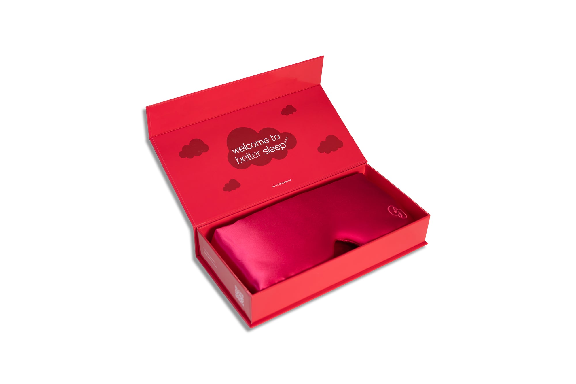 raspberry | oversized sleeping mask