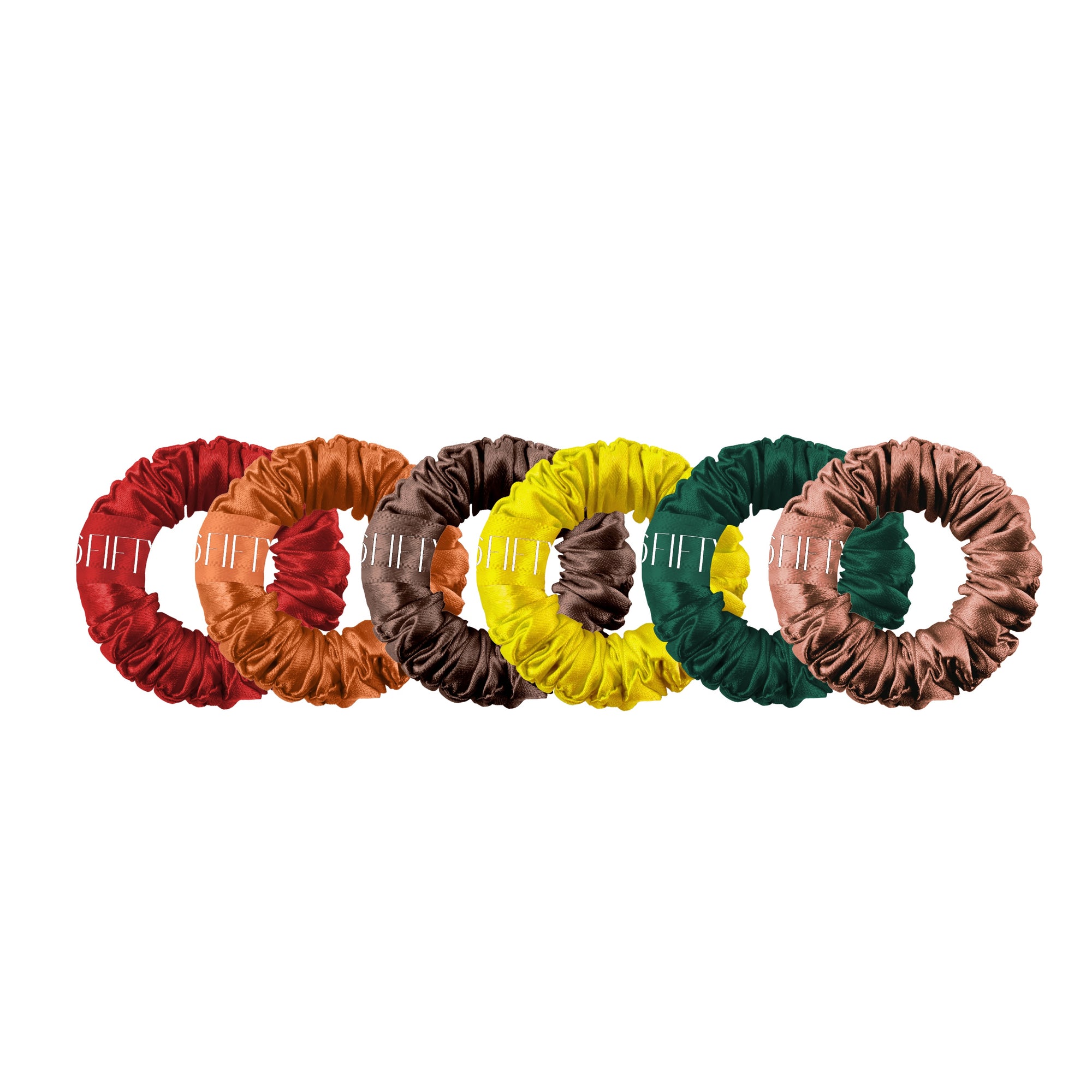 mix & match 6 colours | mini dream silk scrunchies