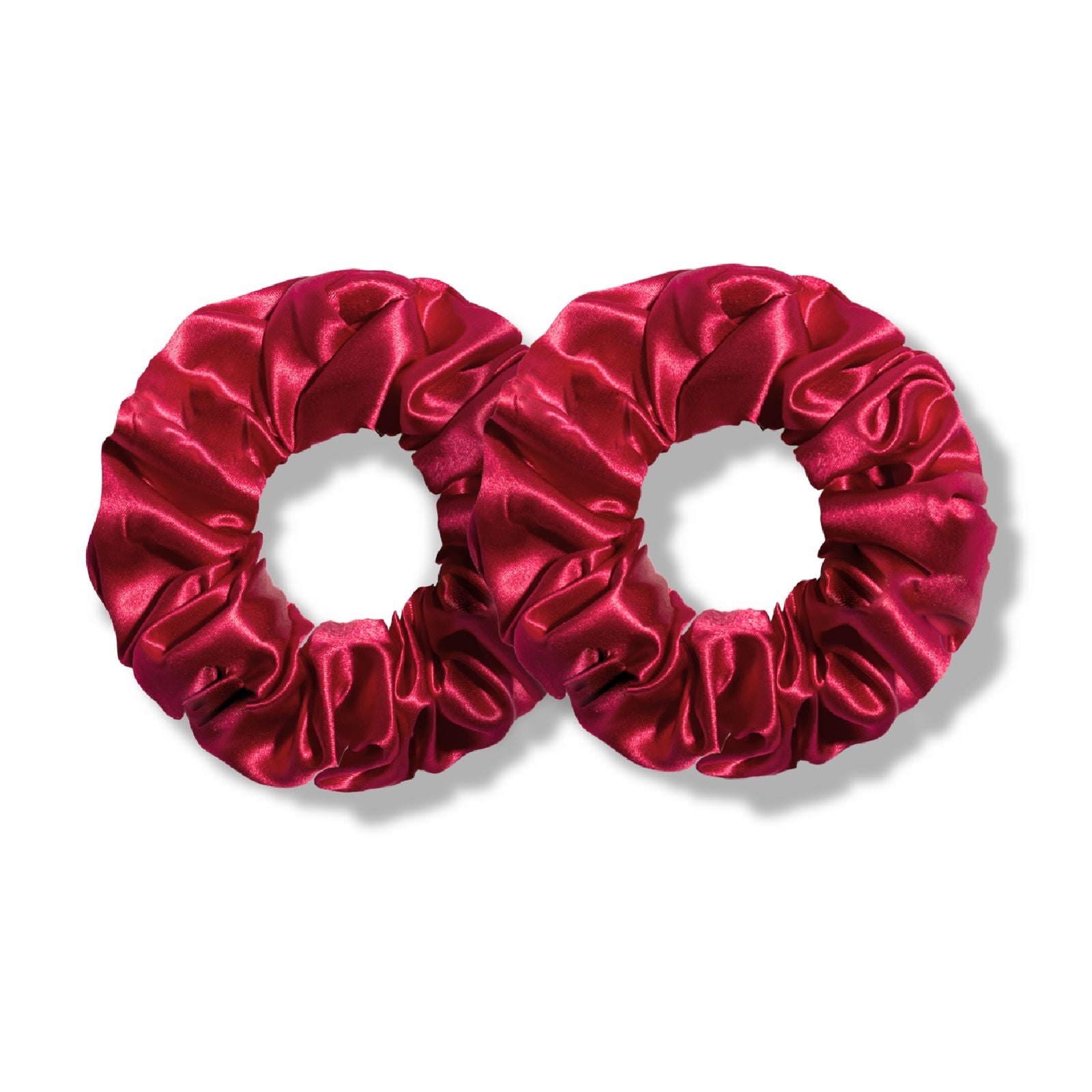 raspberry and raspberry | dream silk scrunchies