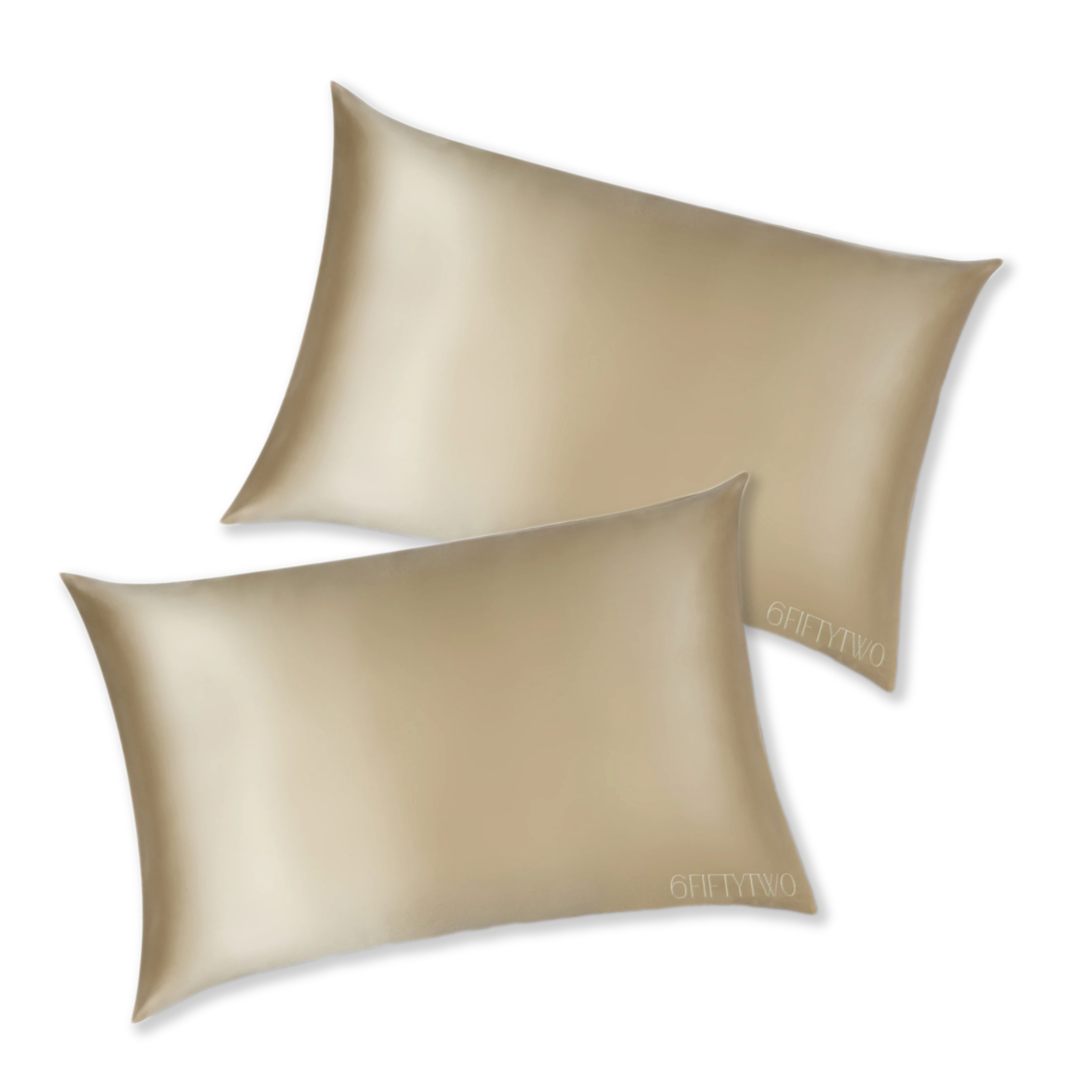 two queen-sized dream silk pillowcases