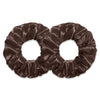chocolate&chocolate | classic silk scrunchies