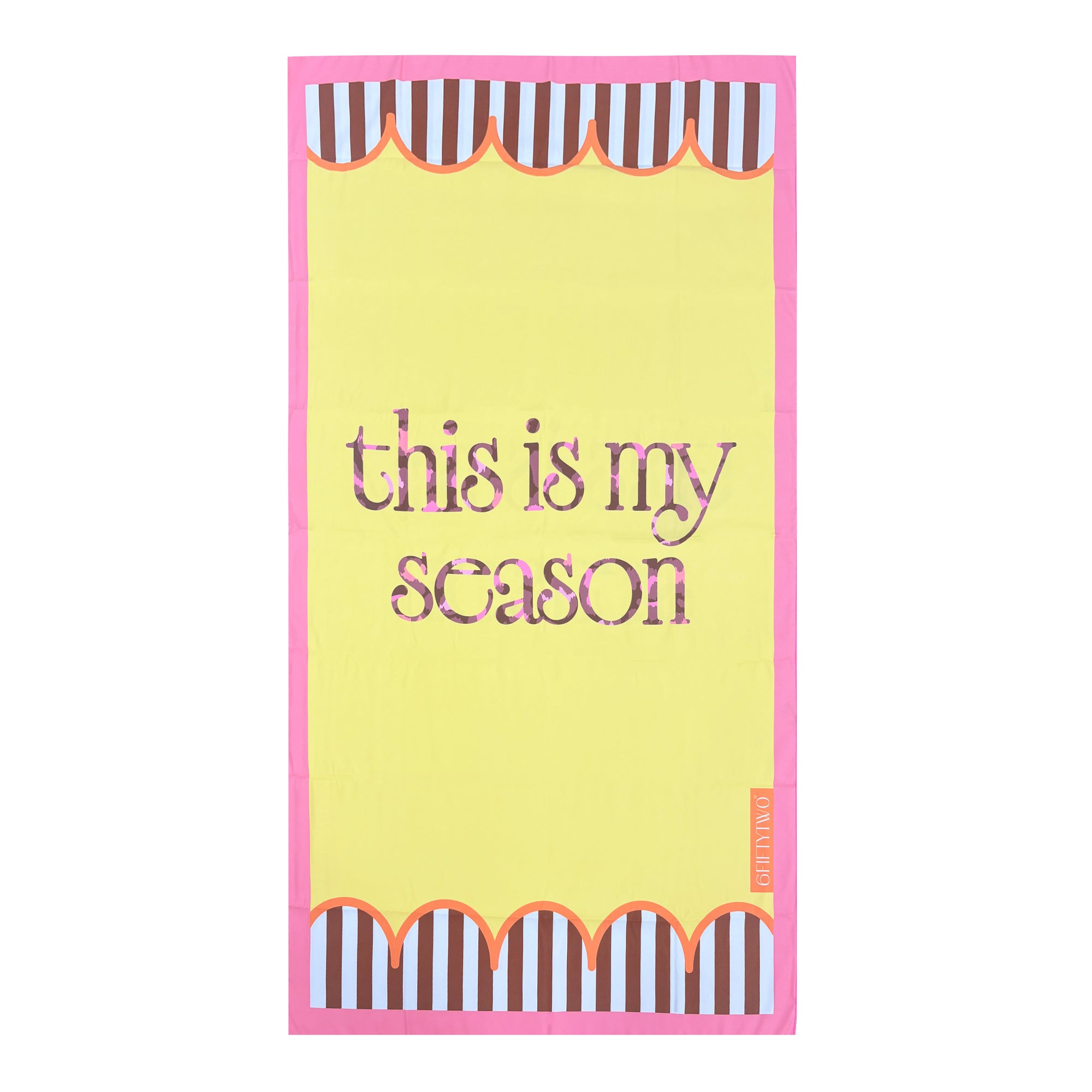 this is my season | the statement collection beach towel