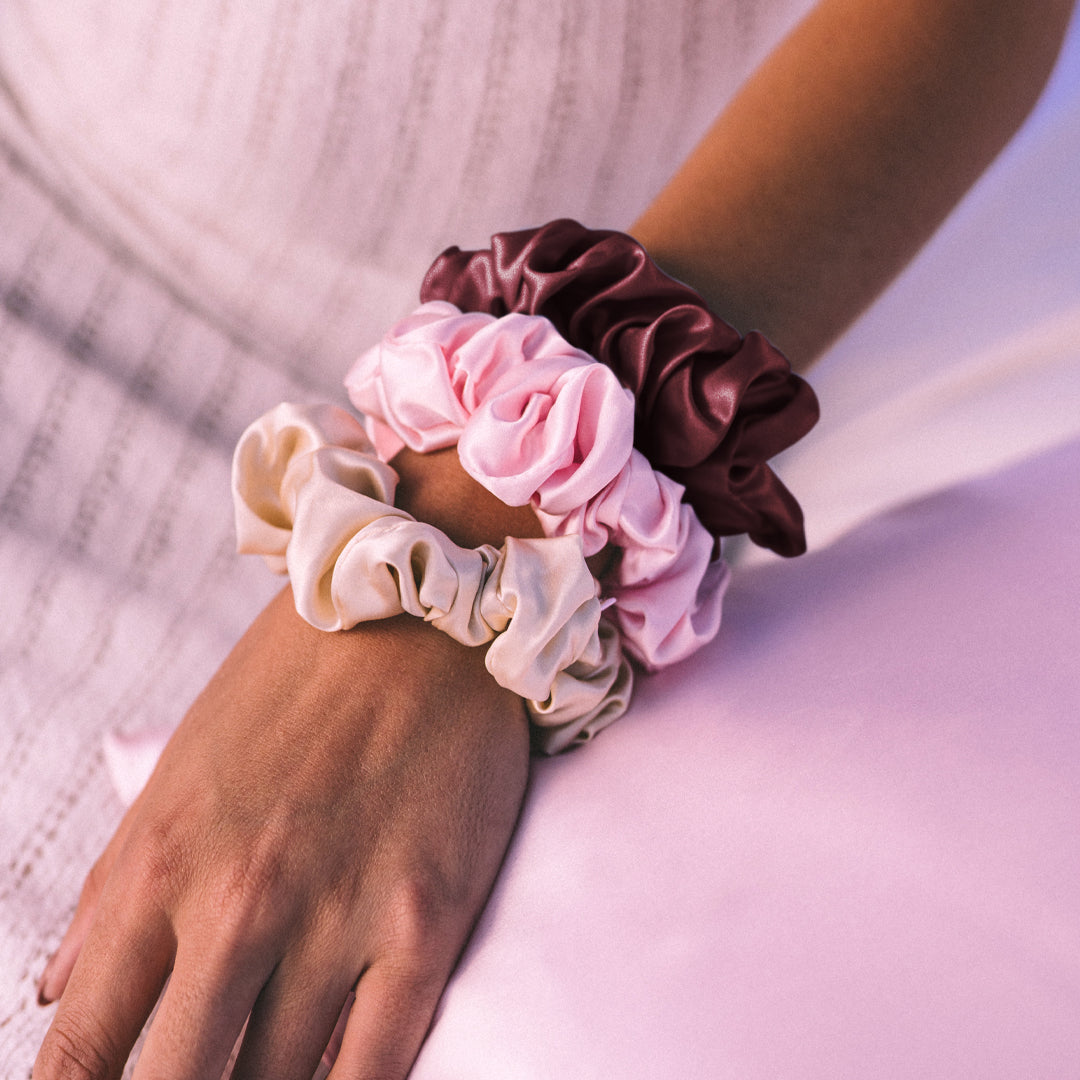 Classic Silk Scrunchies | Mix & Match x2