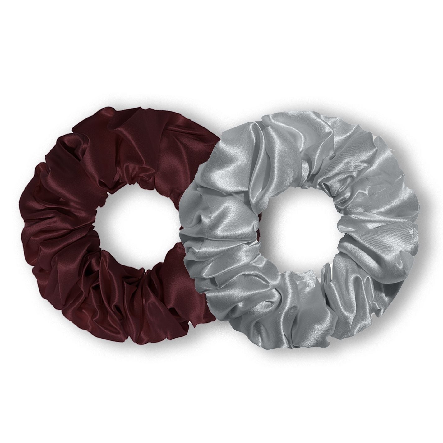 merlot&starlight | classic silk scrunchies